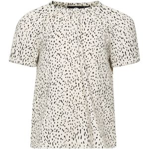 Hummel T-Shirt - HMLrene - Crème m. Patroon - Hummel - 62 - T-Shirts