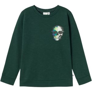 Name It Sweatshirt - NkmKebrian - Dennenbos - Name It - 6 jaar (116) - Sweatshirt