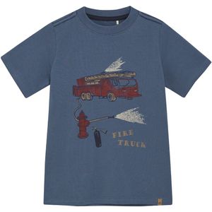 Minymo T-Shirt - China Blue - Minymo - 5 jaar (110) - T-Shirts