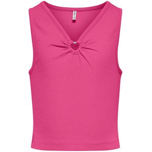 Kids Only Top - KogNessa - Rib - Fuchsia Fedora - Kids Only - 13-14 jaar (158-164) - Tanktop