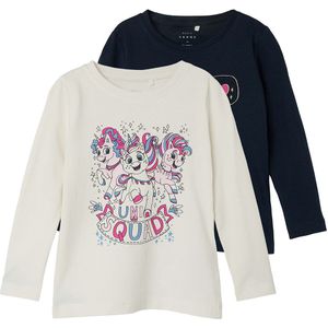 Name It - NmfVeen - Blouse - Jet Stream/Dark Sapphire - 2-pack