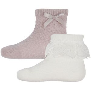 Name It Sokken - Wol/Katoen - 2-pack - NbfWakma - Shadow Grijs/1 - Name It - 50/56 - Sokken