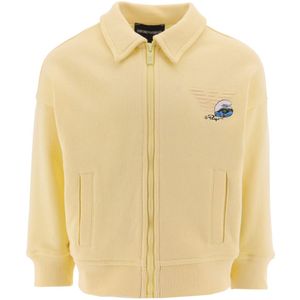 Emporio Armani Cardigan - Banana m. Smurf - Emporio Armani - 10 jaar (140) - Cardigan