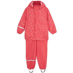 CeLaVi Regenkleding m. Bretellen - PU - Cayennepeper m. Fruit - CeLaVi - 130 - Regenkleding