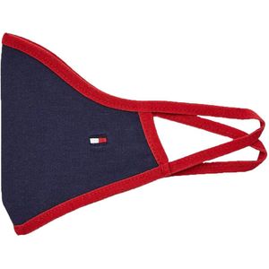 Tommy Hilfiger Gezichtsmasker - Navy - Tommy Hilfiger - 54 cm - Toebehoren