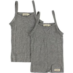 MarMar Onderhemd - 2-pack - Grijs Gevlekt - MarMar - 2 jaar (92) - Onderhemd