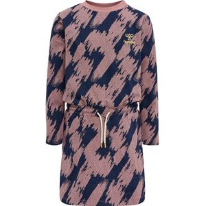 Hummel Jurk - hmlEmerson - Black Iris/Roze - Hummel - 4 jaar (104) - Jurk