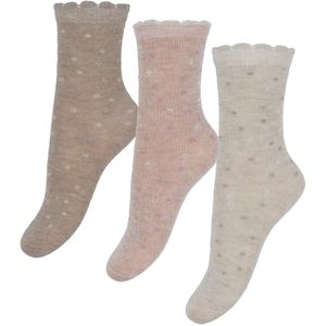 Minymo Sokken - 3-pack - Gepolijst Lilac - Minymo - 15/18 - Sokken