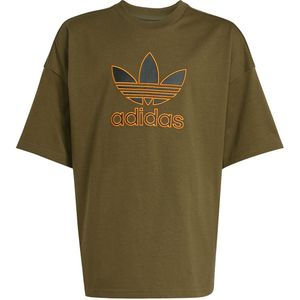 Focus - T-shirt - Olive - Katoen - LOOSE Pasvorm