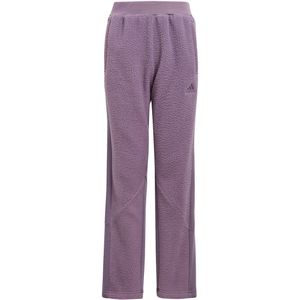 adidas Performance Fleecebroek - J Hot WNTR Tiro - Paars - adidas Performance - 10 jaar (140) - Fleece Broek