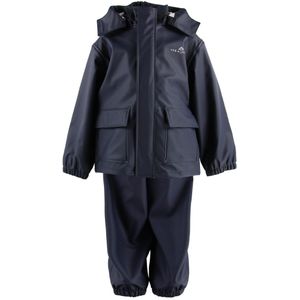 Ver de Terre Regenkleding m. Bretellen - PU - Navy - Ver de Terre - 2 jaar (92) - Regenkleding