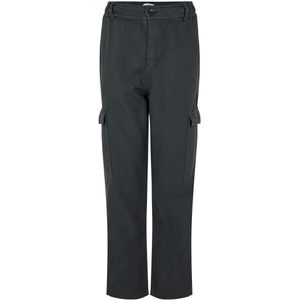 Mads Nørgaard Broek - Geverfd canvas - Asfalt - Mads Nørgaard - 8 jaar (128) - Broeken - Katoen