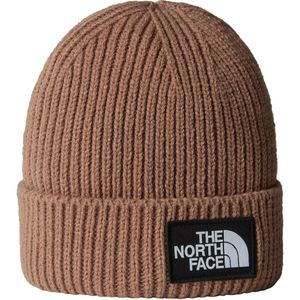 The North Face Muts - Gebreid - Logo Box Geboeid - Latte - The North Face - OneSize - Muts