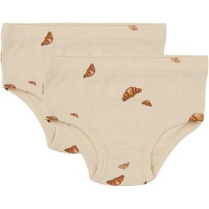 VACVAC Slips - 2-pack - Maggie - Rib - Croissant Mini - VACVAC - 2 jaar (92) - Slips