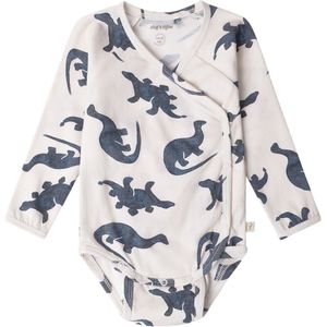 That's Mine Wikkelromper l/s - Elimar - Mono Dino - Thats Mine - 50 - Romper L/S