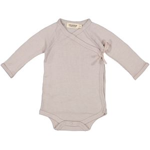 MarMar Wikkelromper l/s - Wol - Belita - Pepple - MarMar - 44 - Romper L/S