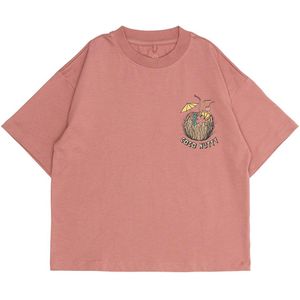 The New T-Shirt - TnOleen - Oud Rose m. Print - The New - 9-10 jaar (134-140) - T-Shirts
