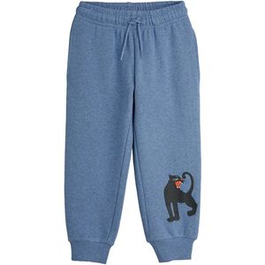 Mini Rodini Joggingbroek - Blauw Gevlekt m. Panters - Mini Rodini - 80/86 - Joggingbroek