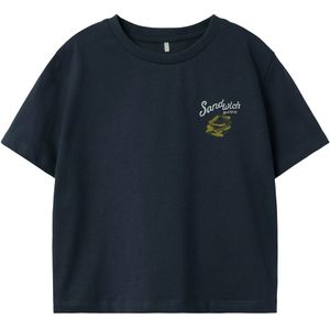 Name It T-Shirt - NmmDartin - Ombre Blue/Ontbijtclub - Name It - 6 jaar (116) - T-Shirts