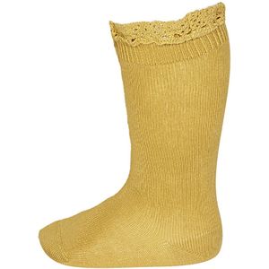 Condor Kniesokken m. Veter - Okergeel - Condor - 5-6 jaar (110-116) - Sokken