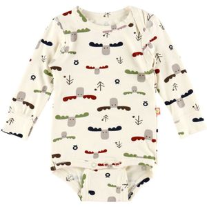 Katvig Romper l/s - Viscose/Bamboe - Off White - Katvig - 62 - Romper L/S