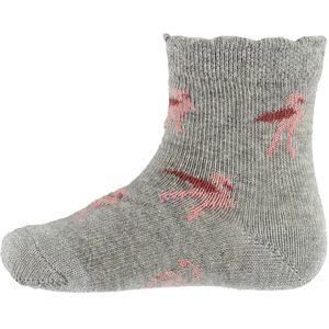 Petit by Sofie Schnoor Sokken - Grijs Gevlekt m. Flamingo's - Sofie Schnoor - 15/16 - Sokken