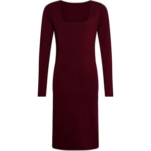 Rosemunde Jurk - Omkeerbaar - RkBillie - Midi - Tawny Port - Rosemunde - 8 jaar (128) - Jurk