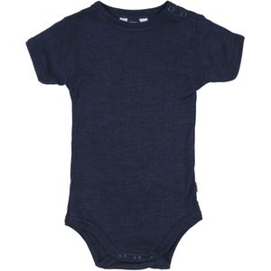 Joha Romper - Wol/Zijde - s/s - Navy - Joha - 50 - Romper S/S
