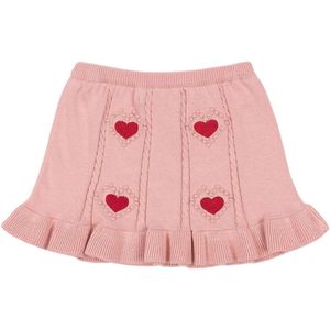 Konges Sløjd Rok - Gebreid - Soleil - Silver Roze - Konges Sløjd - 1 jaar (80) - Rok