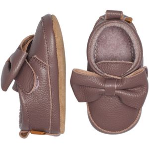 Melton Leren Slippers - Elderberry m. Vlinderdas - Melton - 20/21 - Leren schoenen