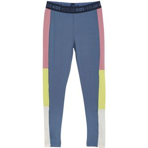 Color Kids Leggings - Polyester - Vintage Indigo m. Vintage Roze - Color Kids - 14 jaar (164) - Leggings