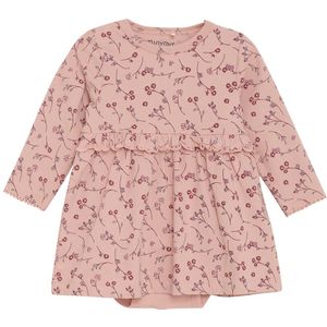 Minymo Body met Rok - AOP - Misty Rose - Minymo - 56 - Jurk