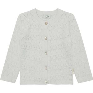 Hust and Claire Cardigan - Gebreid - Doel - White m. Pointelle - Hust and Claire - 3 jaar (98) - Cardigan