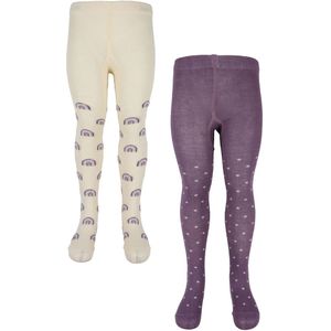 Minymo Baby Panty's - 2-pack - Zeer Grape - Minymo - 104/110 - Panty's