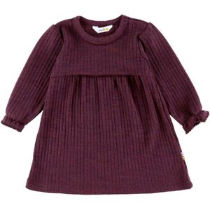 Joha Jurk - Wol - Rib - Pruim - Joha - 60 - Jurk