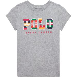 Polo Ralph Lauren T-Shirt - Andover - Grijs Gevlekt m. Print - Polo Ralph Lauren - 5 jaar (110) - T-Shirt