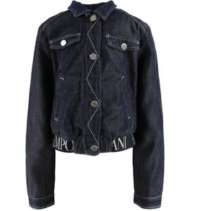 Emporio Armani Jas - Denim - Donkerblauw - Emporio Armani - 6 jaar (116) - Spijkerjas