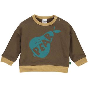 Freds World Sweatshirt - Veggie - Brown Mist m. Print - Freds World - 74 - Sweatshirt
