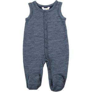Joha Romper m. Voetjes - Wol - Blauw - Joha - 40 - Boxpak