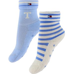 Tommy Hilfiger Sokken - 2-pack - Lichtblauw/Wit - Tommy Hilfiger - 15/18 - Sokken