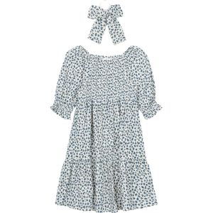 The New Jurk - TnNiki - White Swan AOP - The New - 3-4 jaar (98-104) - Jurk