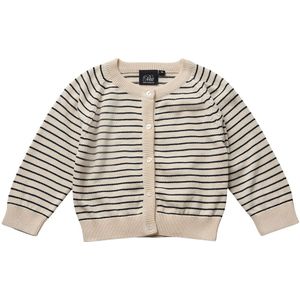 Sofie Schnoor Cardigan - Gebreid - Oslo - Off White Striped - Sofie Schnoor - 1 jaar (80) - Cardigan