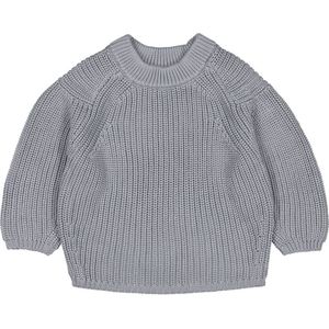 MarMar Blouse - Modaal - Gebreid - Totaal - Duif Blue - MarMar - 8-9 jaar (128-134) - Shirts