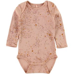 Soft Gallery Romper l/s - Bob - Mini Splash - Roze - Soft Gallery - 62 - Romper L/S