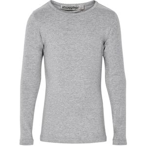 Minymo Blouse - Grijs Gevlekt - Minymo - 68 - Shirts