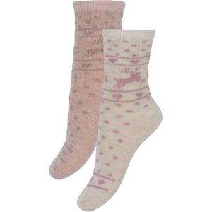 Minymo Sokken - 2-pack - Gepolijst Lilac - Minymo - 15/18 - Sokken