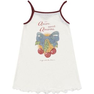 Konges Sløjd Jurk - Era Strap - Off White/Amerena - Konges Sløjd - 2 jaar (92) - Jurk