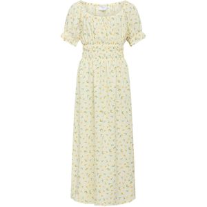 Grunt Jurk - ALIS - Polyester/Viscose - Soft Yellow - Grunt - 14 jaar (164) - Jurk