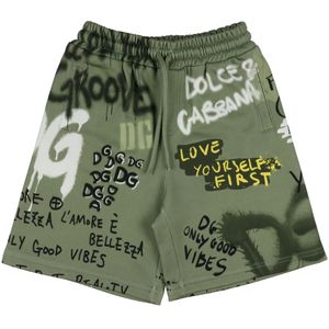 Dolce & Gabbana Shorts - Bermuda - Dark Green Skate - Dolce & Gabbana - 8 jaar (128) - Shorts