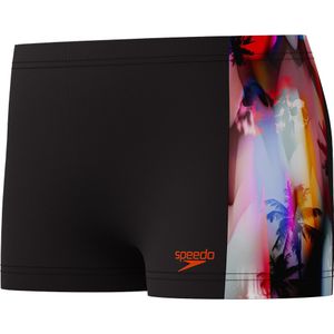 Speedo Zwemslips - Digitaal paneel - Zwart m. Print - Speedo - 11-12 jaar (146-152) - Badmode